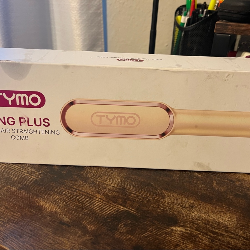 TYMO Gold Hair Straightening Comb - Portable Styling Tool